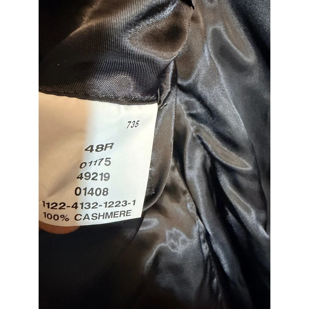 Jos A Bank Mens 48R‎ Black 100% Cashmere Two Button Blazer Sport Coat Luxury